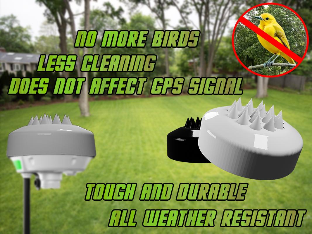 RTK/GPS antenna protection for Mammotion Luba 1 & 2 lawnmowers