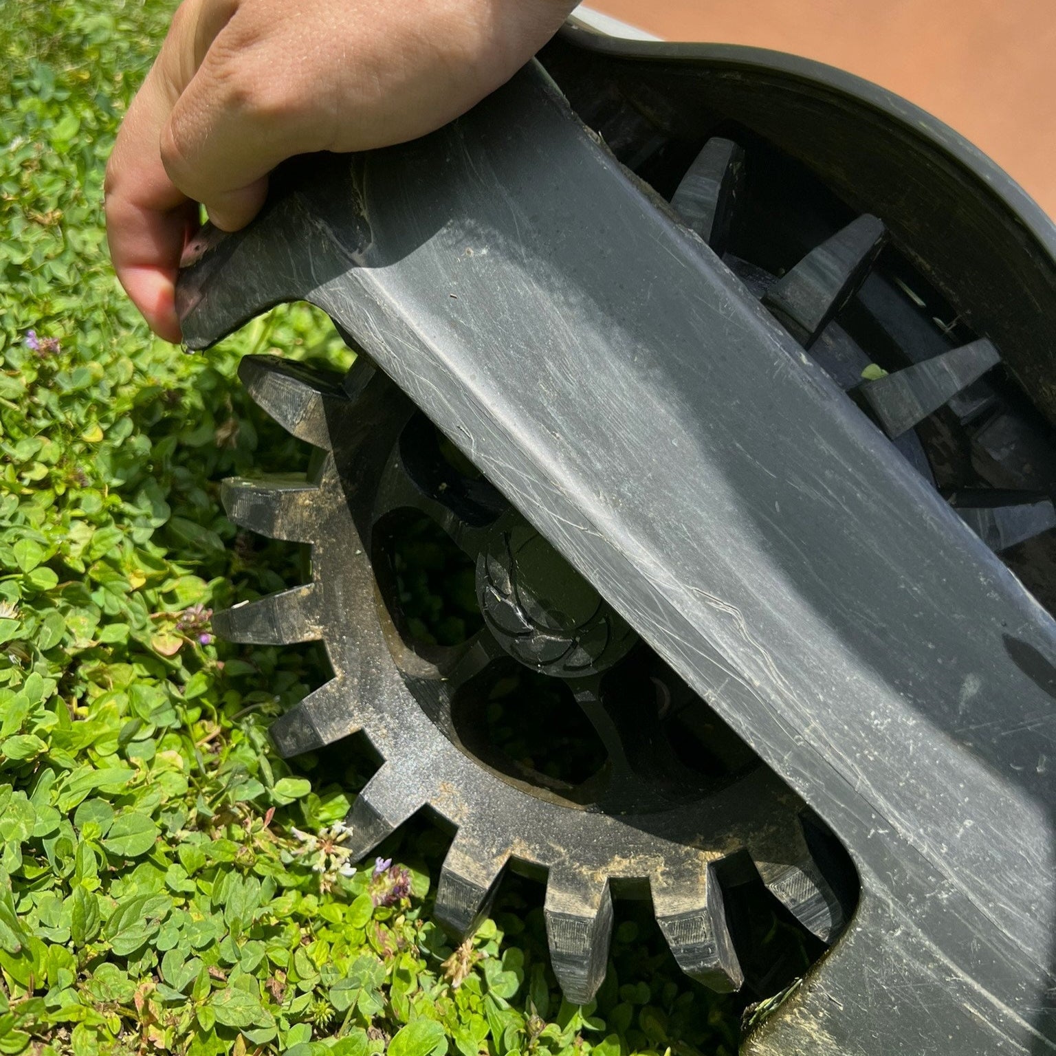 Spiked wheels for Gardena Sileno City/Life