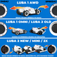 Mammotion Luba 1, 2, 2X & Mini Wheel Covers – Sport Style
