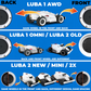 Mammotion Luba 1, 2, 2X & Mini Wheel Covers – Futuristic Style